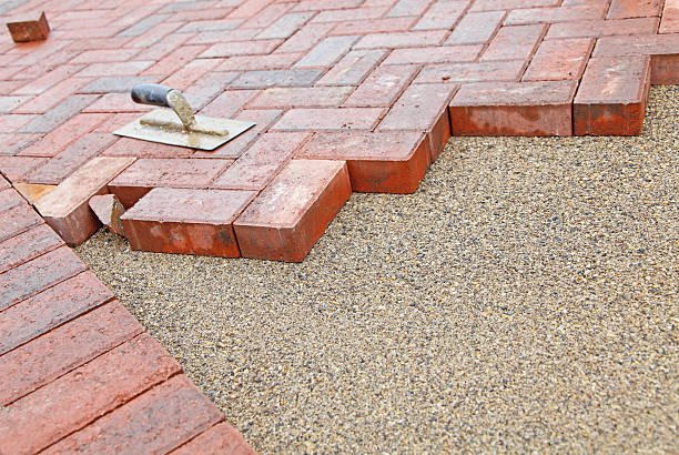 Residential Paver Driveway in Hardin, MT